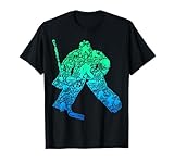Eishockey Torwart Eishockeyspieler Jungen Kinder Männer T-Shirt
