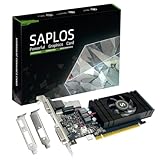 SAPLOS GTX 750 Ti Grafikkarte 4GB 128-bit, HDMI, VGA, DVI-D, Low Profile Grafikkarten PC, Computer GPU, Low Power, PCI Express x16, DirectX 12