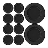 Mikinona Gummistopfen 10 Stück Rund 1 Zoll Bodenkappen für Sparbüchsen und Einmachgläser Flexibel Reißfest Wiederverwendbar