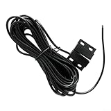 LatoYard Magnetischer Reed-Schalter für Tür- und Fenstersicherheit, normalerweise geschlossener Sensor für Garagentore, 5 m verdrahtetes Metall