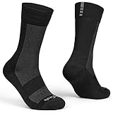 GripGrab Alpine Merino High Cut Winter Fahrradsocken Thermo Sportsocken Lang Radsport Winterstrümpfe Rennrad MTB Gravel