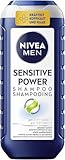 NIVEA MEN Sensitive Power Shampoo, beruhigendes Männer Shampoo mit Hanfsamen-Extrakt zur täglichen Anwendung, stärkendes Haarshampoo für juckende Kopfhaut (250 ml)