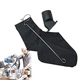 Tischsägen-Staubbeutel– verstellbarer Staubsammler mit großem Fassungsvermögen, Staubbeutelfür Gehrungssägen-Zubehör, Holzbearbeitungszubehör für Sägemehl und Schutt | Bandschleifer-Staubsammlung, M