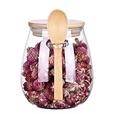 Frischhaltedose | Vorratsglas mit Deckel | Haferbehälter für Übernachtung, Gewürze, Salz, Küchengeschirr, Zuckerbehälter für Kaffeebohnen, Tee, Nüsse, Küchentheken