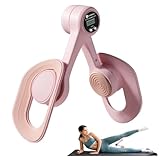 Focenat Oberschenkeltrainer mit Zählfunktion, Beckenbodenmuskeltrainer, 360° Rotation Trainingsgerät für die Innenseite der Oberschenkel, Po Beinpresse, Beckenboden Trainer Damen für Zuhause
