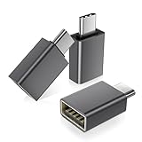 Basesailor USB C auf USB Adapter 3-Pack,Thunderbolt 4 5 USBC Stecker zu USB Buchse OTG Adapter,Typ A Stick Konverter Zubehör für Apple MacBook Pro Air,iPhone 16 16e 15 Max,iPad,Samsung Galaxy S24 S25
