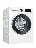 Bosch WNG24440 Serie 6 Waschtrockner, 9 kg Waschen und 6 kg Trocknen, 1400 UpM,AutoDry optimale, Fleckenautomatik entfernt 4 Fleckenarten, EcoSilence Drive leiser und effizienter Motor, Weiß