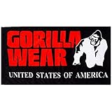 Gorilla Wear Functional Gym Towel - 50 x 100cm - Bodybuilding und Fitness Accessoire für Damen und Herren