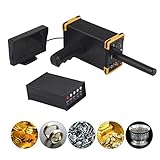 Cryfokt Metalldetektor, 1000 M Großer Ferngesteuerter Gold-Silber-Kupfer-Detektor mit Bildschirm, für die Unterirdische Gold-, Silber-, Kupfer- und Edelsteinjagd und Metallsuche (EU-Stecker 100–240 V)