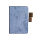 Notizbuch Japanisches und koreanisches Briefpapier A5A6 Hobo-Planer Buchumschlag Stoffkunst Notizbuch Shell Studententagebuch Schulbriefpapier Großhandel for Arbeit, Studium(Grey Blue,A6)