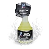 DR. WACK S100 Lederreiniger Gel 500 ml - Reinigungsspray für Motorradbekleidung - porentiefe & schonende Reinigung - Reinigungsmittel für Leder - gründliche Entfernung von Schmutz & Flecken