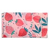 Persistence Wiederverwendbares Bienenwachstuch für Lebensmittelbeutel, Deckel, Dschungelbienen, Wachswickel für Sandwich-Käse, 1 Set