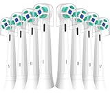 8er IO Sanfte Reinigung Aufsteckbürsten Kompatibel mit Oral B iO Elektrischen Zahnbürstea, Sensitiv IO Zahnbürste Aufsätze Geeignet für Oral B iO 3/4/5/6/7/8/9/10(Weiß)