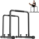 Yoleo Verstellbare Dip Barren – 500 kg Dip-Station, tragbar, funktional, Fitness-Bar mit Sicherheitsanschluss, robuster Dip-Ständer, Body-Presse, Paralleten-Übungs-Bar für Calisthenics