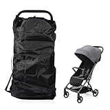 mizikuu Universal Transporttasche für Kinderwagen, Kinderwagentasche für Flugzeug Reisen Wasserdicht Schutzhülle Buggy Tasche Reisetasche für Zugfahrten Am Flughafen- Groß 114x39x33cm