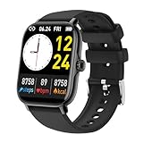 NNOOSS Smartwatch (Answer/Dial) Neueste 4.9 cm Fitness Tracker, Herzfrequenz/Schlafmonitor, 100+ Sport Modi Smartwatch Activity Logger, Wasserdicht Damen Herren Fitness Uhr für Android iOS