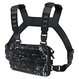 Jagdrucksack - Einstellbare wasserdichte Fliegenweste, Reiseausrüstung für Gepäck mit Flüssigkeitszufuhr Für Bergcamping, Wandern, Reiten Und Reisen, Schwarz , Beziehen Sie sich auf die Beschreibung