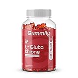 Premium L-Glutathione Gummies mit Kollagen Typ 1 & 3 - Hochdosiert - insgesamt 13 Nährstoffe - Gelatinfrei - 60 Stück - Non GMO - Gummily