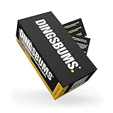 DENKRIESEN - PARTYFIEBER - DINGSBUMS Grundverkehrtes Partyspiel | 336 Karten - 900 lustige Sätze | Familienspiel | Partyspiel | Geschenkidee | Ostergeschenk | Für Jung & Alt | Spaß garantiert!