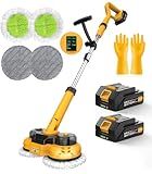 21V Eelectric Mop with 2 Batteries, 2000mAh Battery and Charger