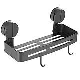 YiPHomn Duschablage Saugnapf, Duschregal ohne Bohren, Dusche Halterung ohne Bohren, Duschablage Duschkorb Badregal Shampoo Halterung für Duschen Küche Badezimmer Organizer Caddy Aufbewahrung