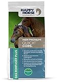 HAPPY HORSE Gastro Heucobs | 14kg | Schnell einweichende Heucobs für Pferde | Stärkearm & Melassefrei | Hochverdaulich mit Kräutern | Heucobs für ältere Pferde & bei Zahnproblemen