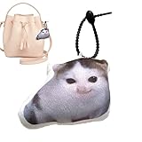 yybng Schlüsselanhänger Plüsch Anhänger,Katzen Plüsch Tier Schlüsselanhänger - Weiches Modeaccessoires Für Erwachsene Jugendliche Paare Geburtstag Abschluss