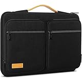 DOMISO 14 Zoll Laptop Hülle Kompatibel mit MacBook Air/Pro Notebook Wasserabweisende Computertasche mit Griff 14 Zoll Laptop- Tasche für MacBook Pro M4 M3 M1 Pro/Max A3112,Schwarz