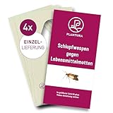 Plantura Schlupfwespen gegen Lebensmittelmotten, 4 Karten à 1 Lieferung, Einzellieferung als Ergänzung