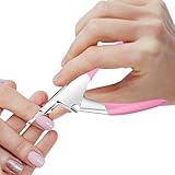 Nagelspitzenschneider, falscher Nagelknipser, Nagelknipser für Salon, U-Typ, Acryl-Tipps, Manikürewerkzeug aus Edelstahl, für Schönheitssalon