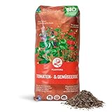 Plantura Bio-Tomaten- & Gemüseerde, torffrei & klimafreundlich, vorgedüngt, 40 L