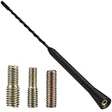Autoantenne AM FM, Auto Antenne, 28cm Universal Auto Radio Antenne, Kfz Dachantenne, Autoradio Antenne, Ersatzantennenstab Auto Stabantenne für AM & FM Empfang, Autoradio, mit M4 M5 M6 Gewinde (1)