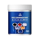 Rostumwandlungsfarbe, 4 in 1 Rostumwandler Farbe für Metall, wetterfest, Verhinderung langanhaltender Prot & Rost auf Wasserbasis,