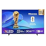 Hisense 55E7Q Fehrnseher, 55 Zoll, 4K UHD QLED, Smart TV, Game Mode Plus, Filmaker Mode, Dolby Vision Atmos, HDR10, HLG, HDR Immersive, AI 4K Upscaler, Dolby MS12, DTS X, Sprachsteuerung [2025]