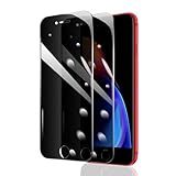 2 Stück Sichtschutz Schutzfolie für iPhone 7 Plus/8 Plus, Anti-Spy Panzer Schutz Glas, Anti-Spionage Panzerfolie, Display Sichtschutzfolie aus gehärtetem Glas, Privacy Schutzglas, Anti- Kratzer