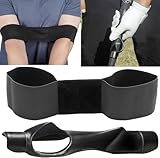 DvBCNMe 2 Stück Golf Grifftrainer, Golf Schwungtrainer für Die Arme, Golf-Griff-Trainingshilfe Golf Schwungtrainer, Golf Grip Arm-Band Schwung Haltungskorrektur Praxis Ausrichtung für Golf Anfänger