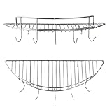 Halbkreis-Rost, Öl-Dampf-Rost, Halbkreis-Dampf-Rost Zum Backen, Edelstahl-Luftfritteusen-Rost, Draht-Backrost Für Gemüse, Fleisch Und Meeresfrüchte-Steak, Barbecue-Netz-Dampf-Rost