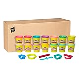 Play-Doh 14er-Pack Glitzerknete und Pastellknete, 84g-Dosen