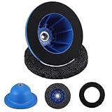 Dajidafu Radnabenschleifer Auto, 150 mm Radnaben Bürste Radnabenreiniger Auto Radnabe Reinigen Radnabenschleifer Blau Radnaben Schleifer Kugelkopfschleifer für Felgenwechsel, Rostentfernung