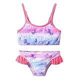 VIKITA Mädchen Badeanzug Bikinis Kinder Schwimmanzug Badebekleidung SM022 8T