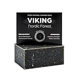 Viking Nordic Forest Peeling-Seife Männer Mens Natural Shower Soap, Naturkosmetik, Naturseife, 100g, keine chemischen Zusätze, vegan, tierversuchsfrei, Meduna