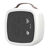 Suoumwa Tragbarer Heizstrahler, Mini-Warmluftventilator für Den Schreibtisch mit, Leichte Elektrische Heizung, Schnelles Aufheizen für das (EU)