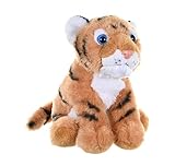 Wild Republic 10836 Republic 10850 Plüsch Tiger Baby, Cuddlekins Kuscheltier, Plüschtier, 20cm, braun