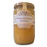 Sonnenblumenhonig 1000g / 1kg fruchtig süßer Bienenhonig 100% naturbelassenene Premium Imkerqualität