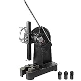 VEVOR Dornpresse, 3 t Ratschen-Dornpresse, Ratschenhebel-Dornpresse mit Handrad, 310 mm Maximale Höhe, Manuelle Desktop-Stanzpresse aus Gusseisen, zum Stanzen, Biegen, Strecken, Formen