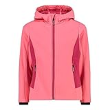 CMP - Kid G-Jacke mit fester Kapuze, Glanz-Fuxia, 164