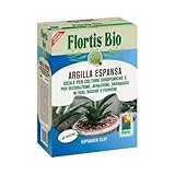 Kalapanta - Blähton für Topf- und Hydrokulturpflanzen, Drainagekugeln Größe 8-16 mm, Natürliches Lichtgranulat, Effiziente Drainage und Langlebigkeit, 2L (1)