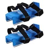 minkissy Doppelkufen-schlittschuhe Für Kleinkinder Verstellbar Mit Clip-riemen Und Haken Eislaufschuhe Für Junge Mädchen Anfängertraining Für Outdoor-nutzung Und Winteraktivitäten