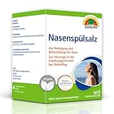 SUNLIFE Nasenspülsalz: Nasenspülung zur Reinigung verstopfter Nase, 60 Sticks à 2,25g