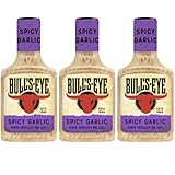 Mit Pufai, Bulls-Eye Spicy Garlic BBQ Sauce Knoblauchsauce Barbecuesauce mit Knoblauch und Chili 300 Mililiter x 3 STÜCK